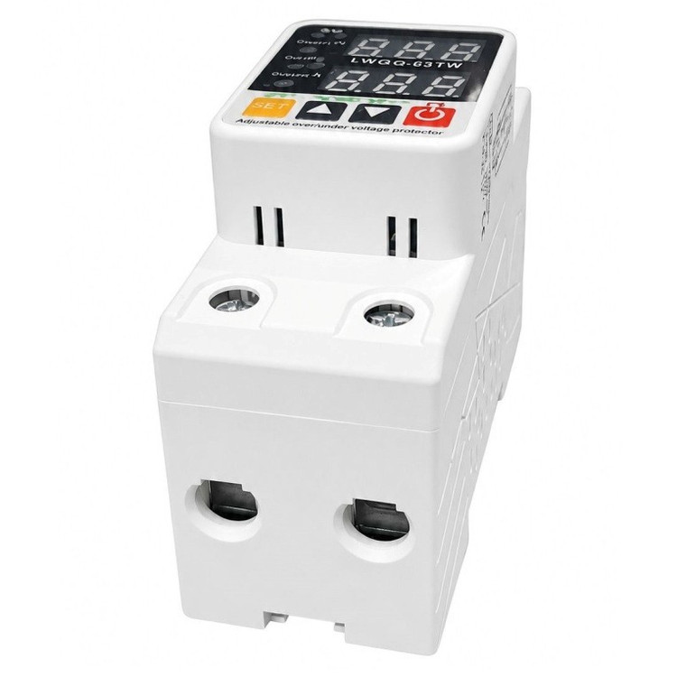 محافظ ولتاژ و جریان تک فاز دقیق نور مدل LWGQ-63TW