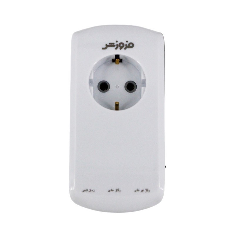 محافظ ولتاژ فروزش مدل دوشاخه تک خانه لوتوس ارت دار کد 03