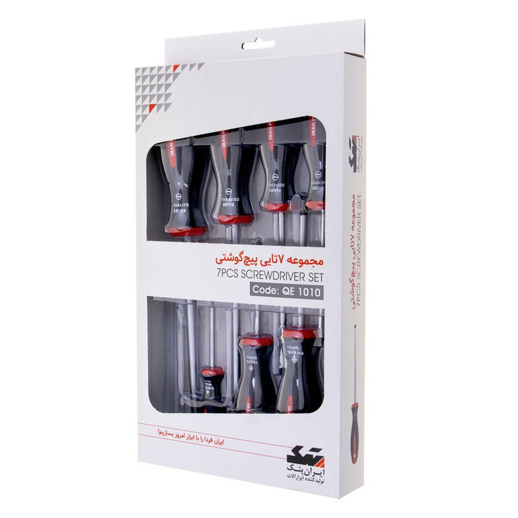 پیچ گوشتی ایران پتک مدل QE 1010 بسته 7 عددی