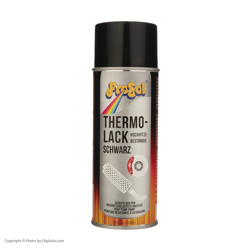 اسپری رنگ نسوز مشکی پروسول مدل Thermo lack کد 08 حجم 400 میلی لیتر