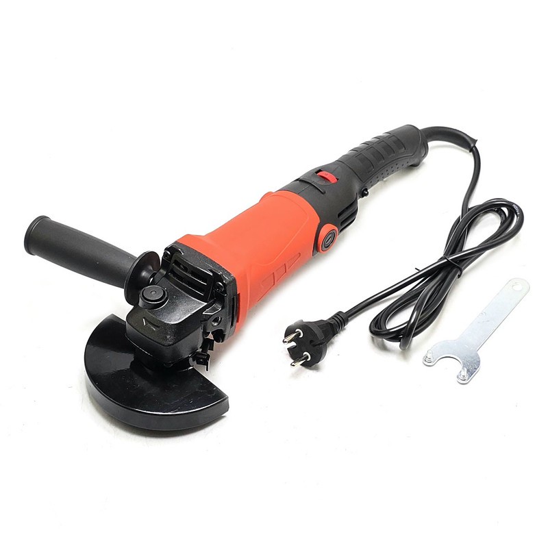 مینی فرز دسته بلند دیمردار 115 میلی متری 1100 وات کینگ استار مدل angel grinder به همراه صفحه برش