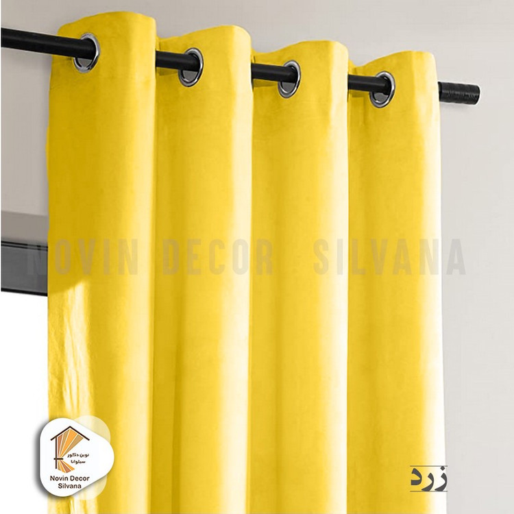پرده نوین دکور سیلوانا مدل مخمل کالیفرنیا 28 سایز 280x140 سانتیمتر