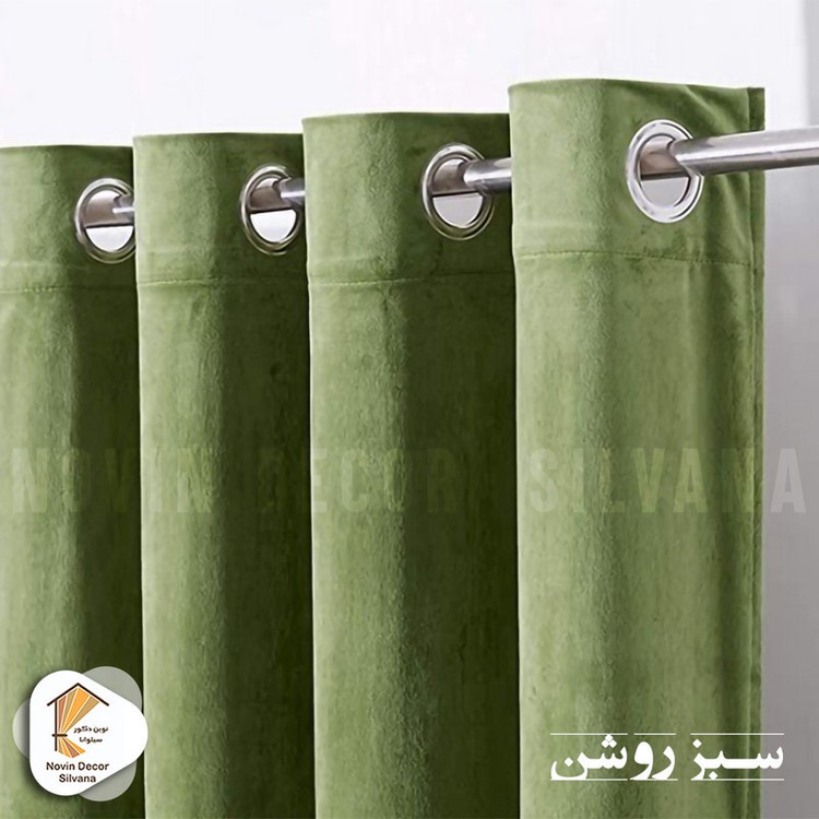 پرده نوین دکور سیلوانا مدل مخمل کالیفرنیا 28 سایز 280x140 سانتیمتر