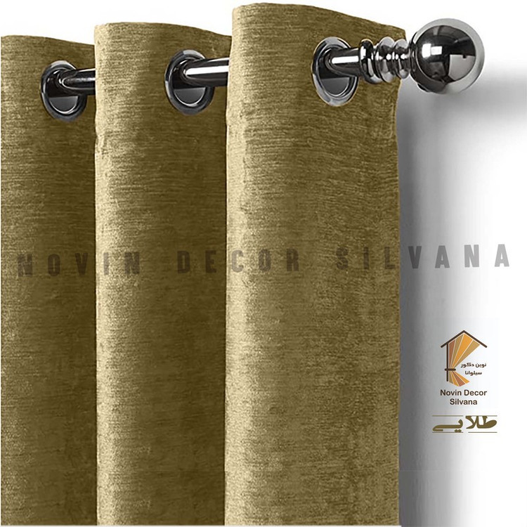 پرده نوین دکور سیلوانا مدل مخمل شانل 280 _ 1 سایز 280x140 سانتیمتر