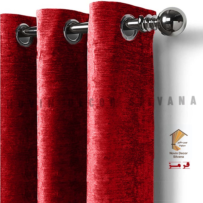 پرده نوین دکور سیلوانا مدل مخمل شانل 280 _ 1 سایز 280x140 سانتیمتر