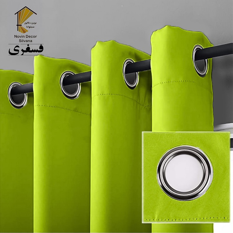 پرده نوین دکور سیلوانا مدل کتان NY31 سایز 280x140 سانتیمتر