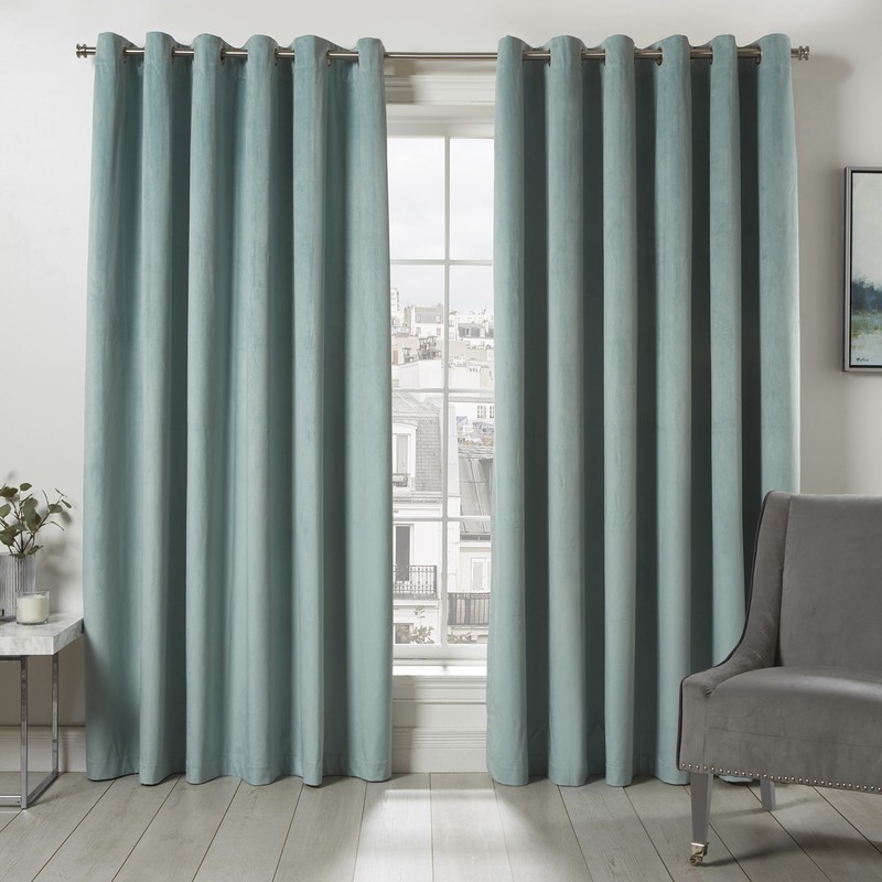 پرده نوین پرده خورشید مدل کتان ملانژ کد NR117 سایز 280x140 سانتی متر
