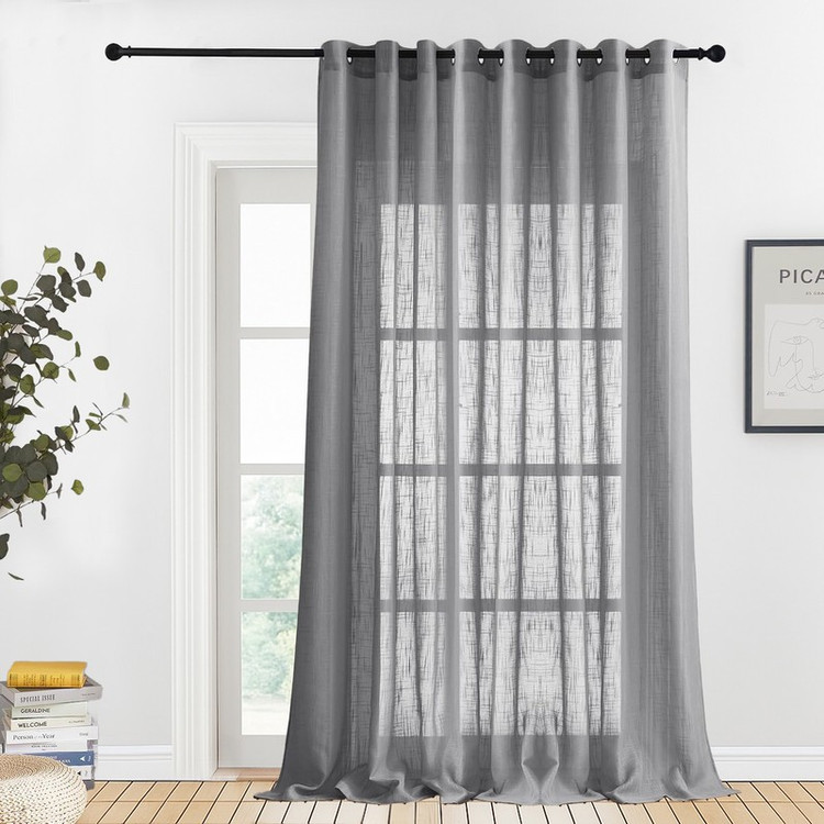پرده پانچ نوین دکور سیلوانا مدل حریر نازلی 3 سایز 280x300 سانتیمتر