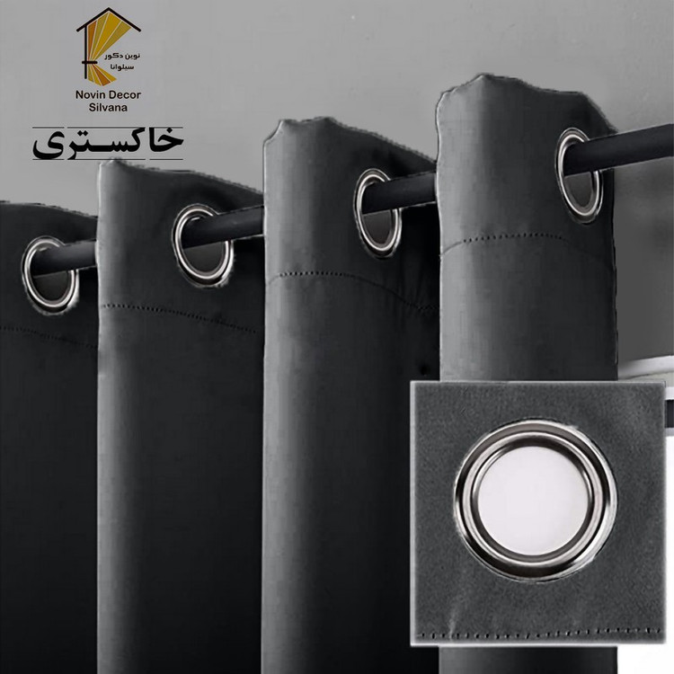 پرده نوین دکور سیلوانا مدل لاکچری 180 سایز 180 140 سانتی متر