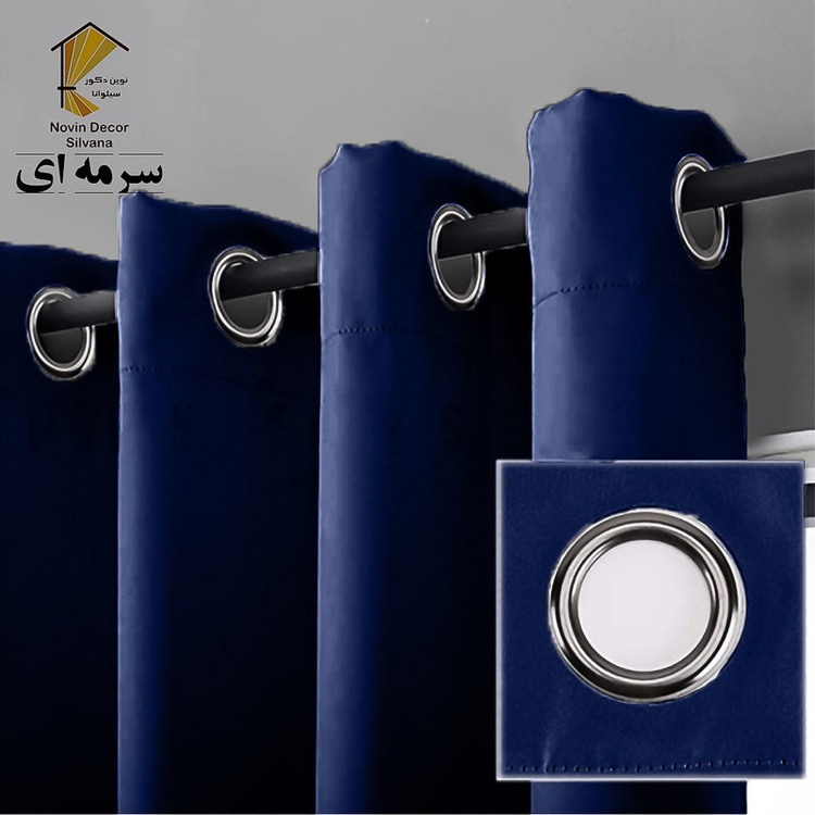 پرده نوین دکور سیلوانا مدل لاکچری 180 سایز 180 140 سانتی متر
