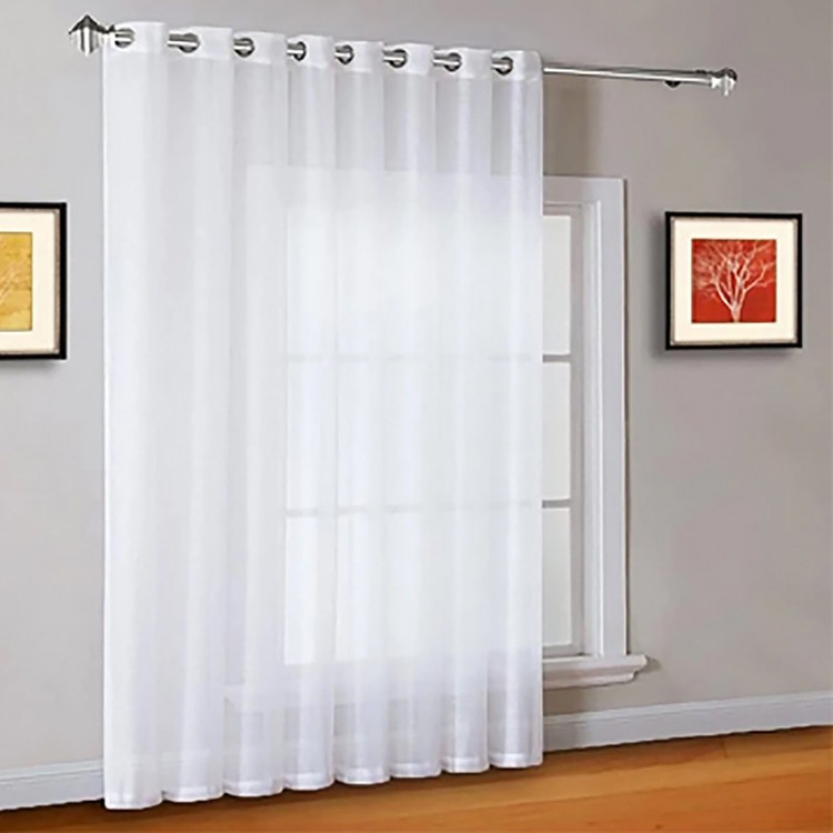 پرده نوین دکور سیلوانا مدل حریر ساده NY14 سایز 280x140 سانتیمتر