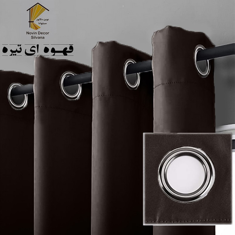 پرده نوین دکور سیلوانا مدل لاکچری 280 سایز 280 140 سانتی متر