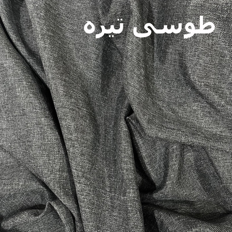 پرده پانچ نوین دکور سیلوانا مدل کتان تسلا 3 سایز 280x300 سانتیمتر
