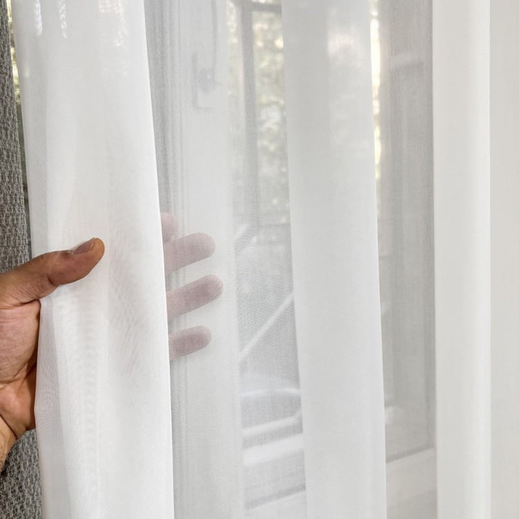 پرده پانچ مدل حریر سایز 140180 سانتی متر مجموعه دو عددی