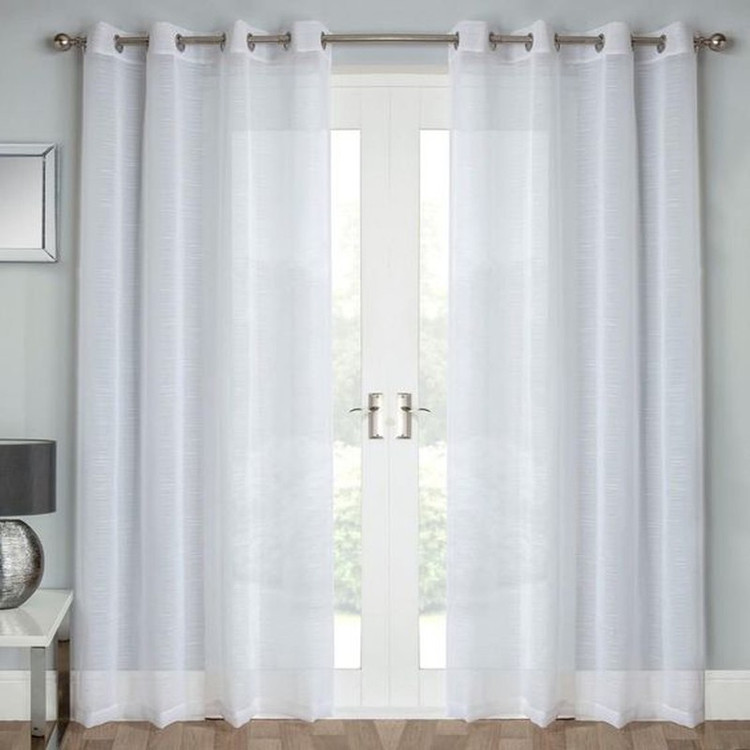 پرده مدل پانچ حریر بافتدار سایز 150x280 سانتی متر