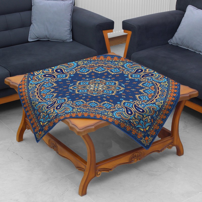 رومیزی طرح ترمه سنتی کد 9962
