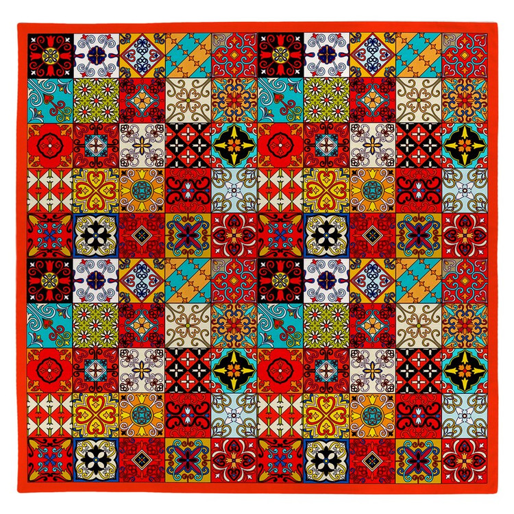 رومیزی طرح چهارخونه کد 983