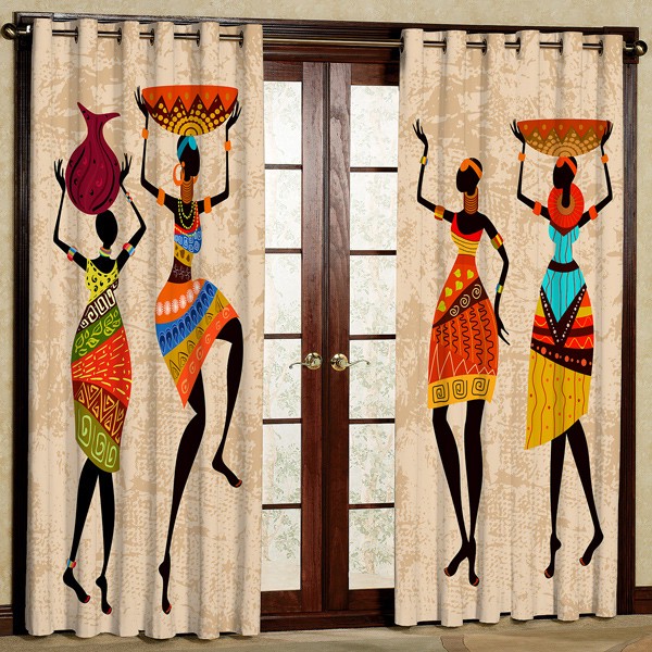 پرده مخمل پانچی کد 5840 سایز 280x140 سانتی متر