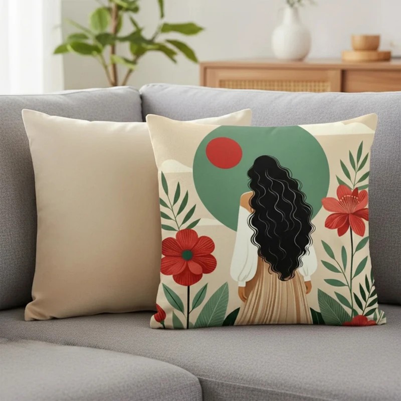 کاور کوسن کد 1025.2 سایز 4545 سانتی متر مجموعه دو عددی