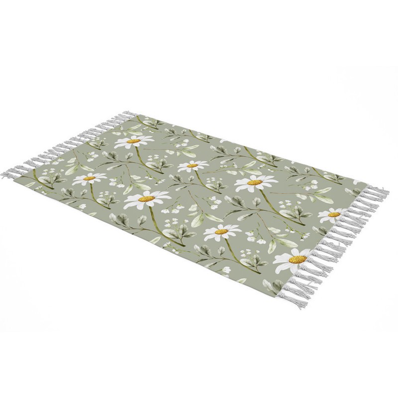 شال مبل مدل بابونه کد f2sh1059 سایز 100x180 سانتی متر