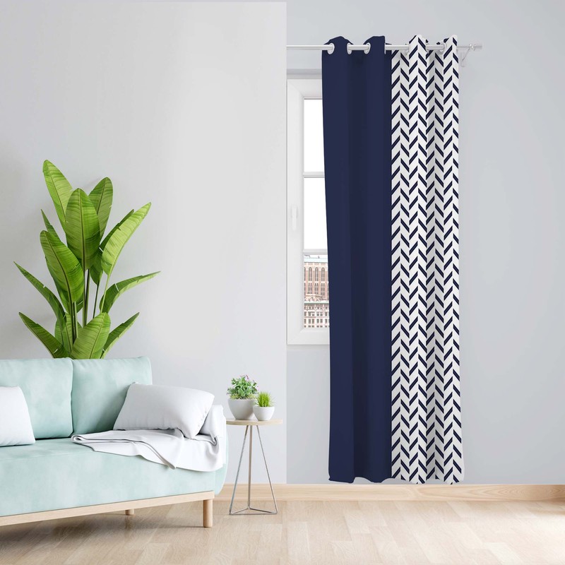 پرده طرح خط مدل مخمل پانچی کد 1579 z سایز 140x200 سانتی متر