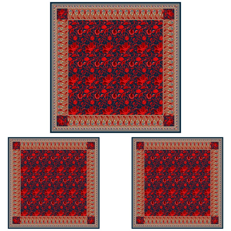 ست رومیزی سه تکه طرح سنتی کد9982.1
