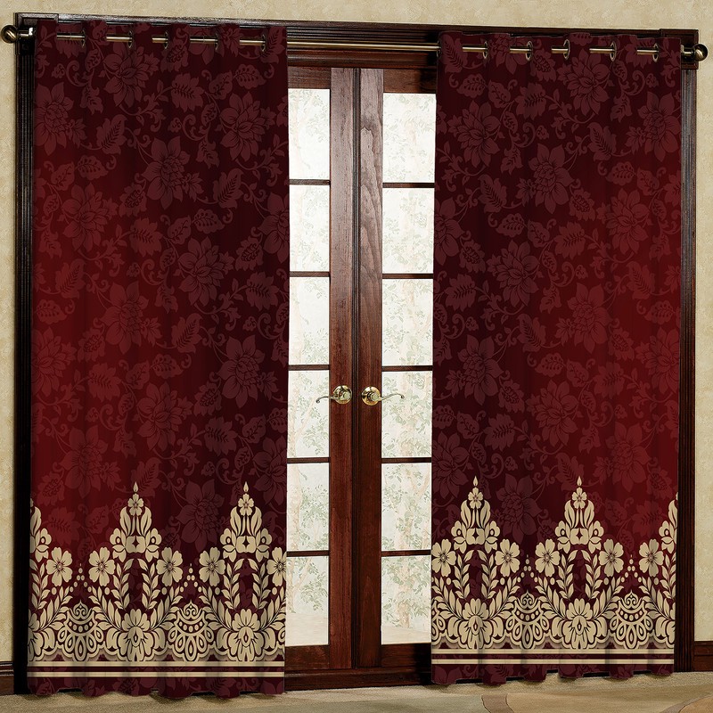پرده مدل مخمل پانچی کد 4515T2 سایز 200x140 سانتی متر