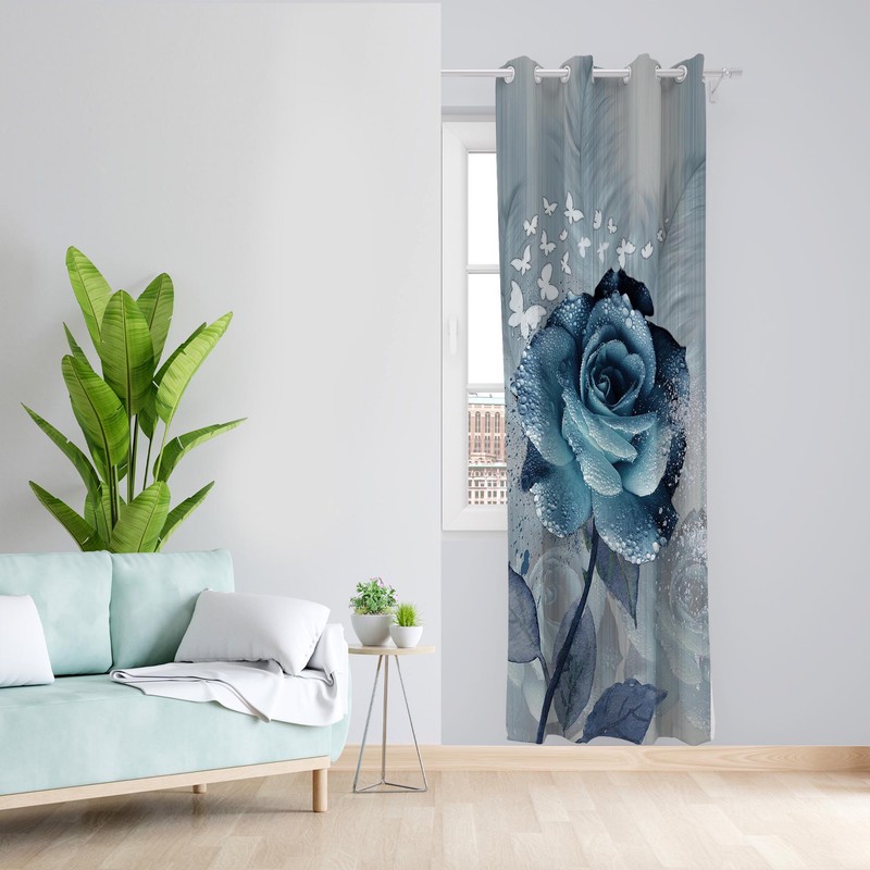 پرده مدل مخمل پانچی کد 1031 سایز 140x200 سانتی متر