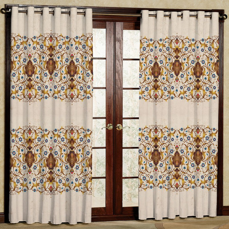 پرده مدل پانچی کد101 سایز 140x280 سانتی متر