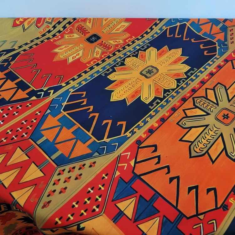 رومیزی مدل مخمل گلیم me002