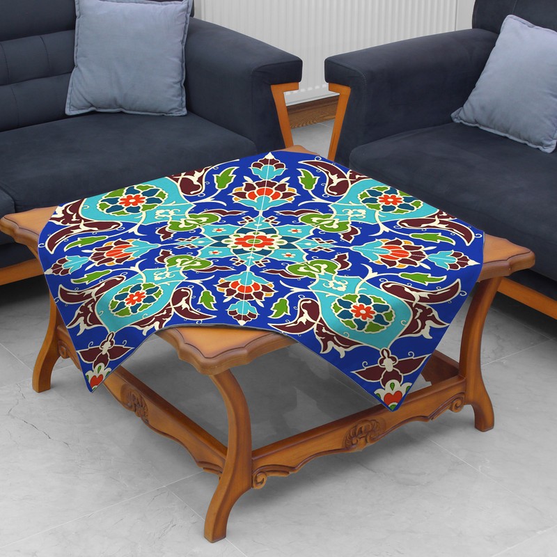 رومیزی طرح کاشی کد 9217.2