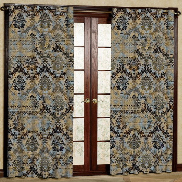 پرده مدل مخمل پانچی کد 1002 سایز 280x140 سانتی متر
