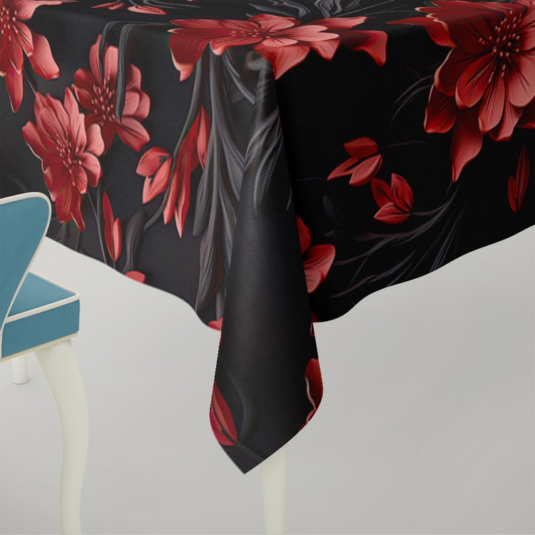 رومیزی طرح گل مدل M-006
