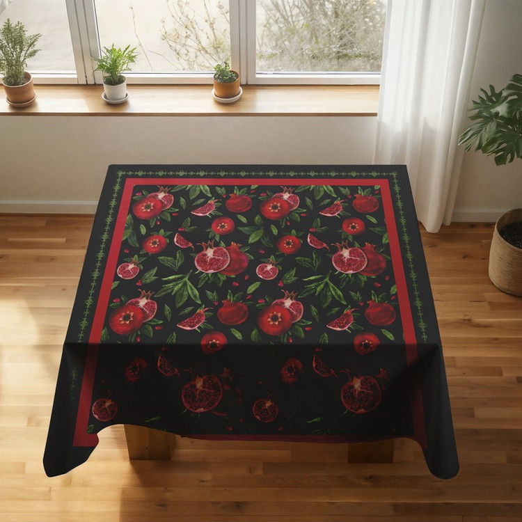 رومیزی ریحانلوکس مدل شب چله RH127 سایز 97x97 سانتیمتر