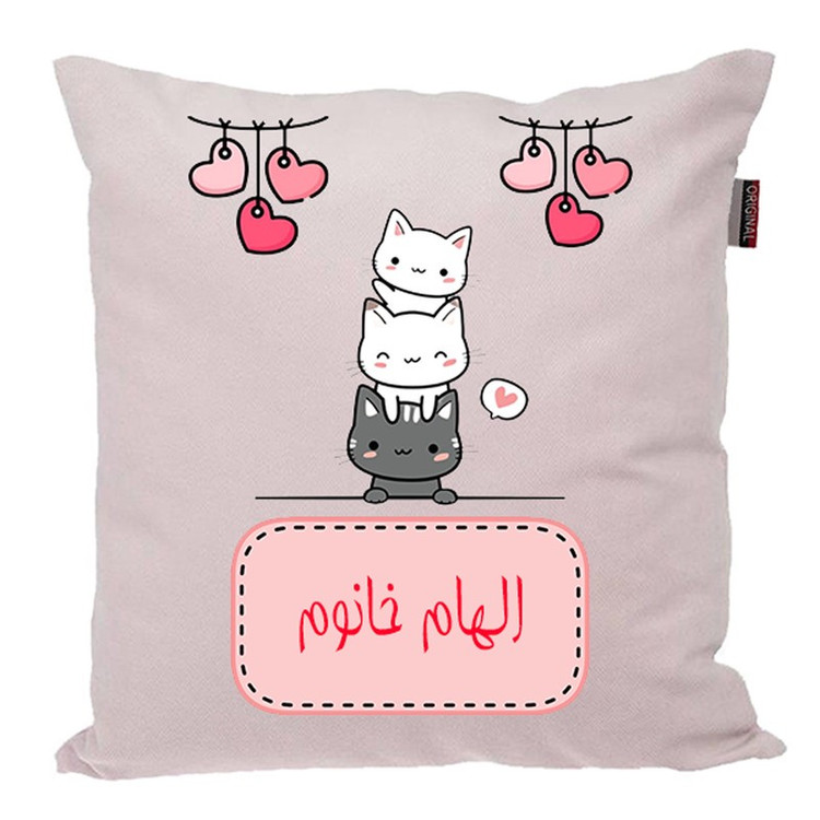 کوسن ناریکو مدل اسم شخصی طرح دخترانه اسم الهام کد 05759