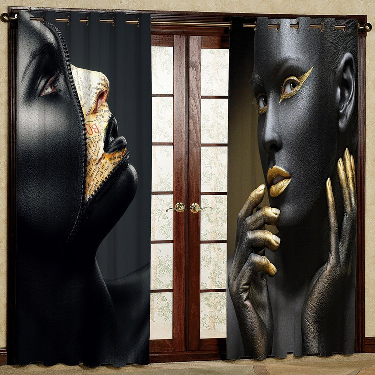 پرده مدل مخمل پانچی کد 1060 سایز 140x280 سانتی متر