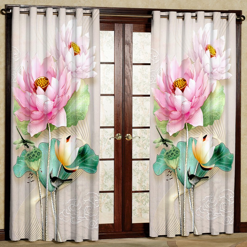 پرده مدل مخمل پانچی کد m4523 سایز 140x280 سانتی متر