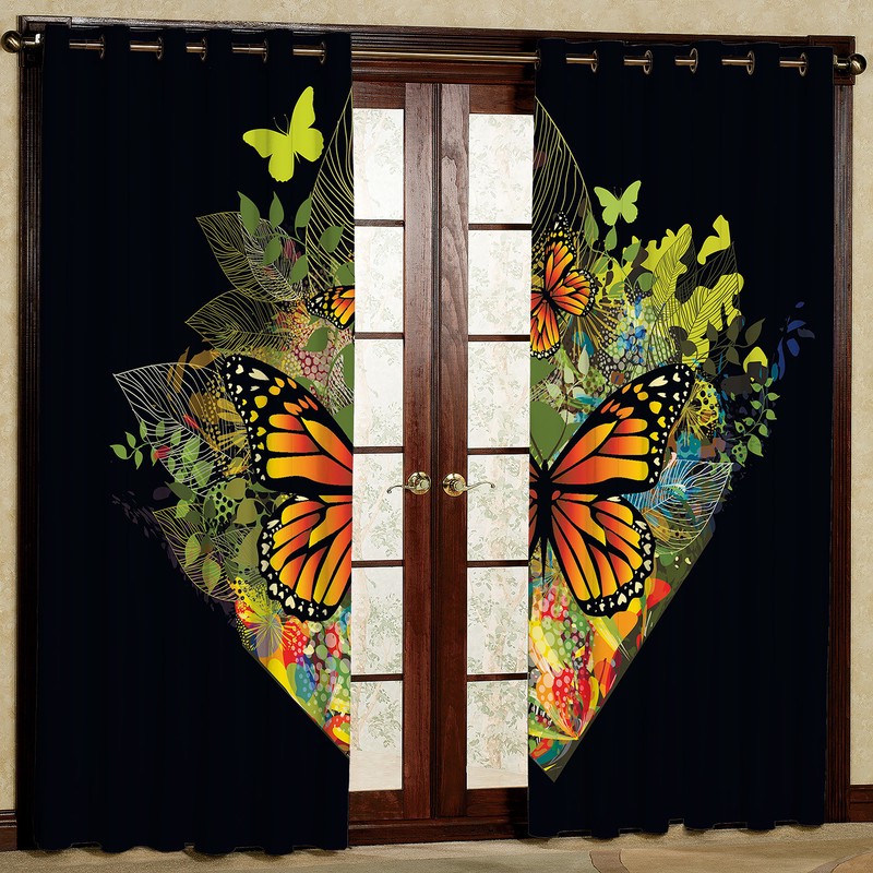 پرده مدل مخمل پانچی کد 2219 سایز 140x280 سانتی متر