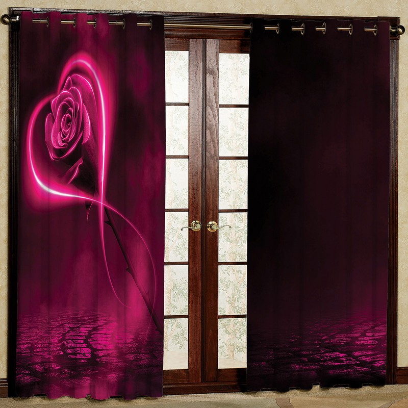 پرده مدل مخمل پانچی کد 2310 سایز 140x280 سانتی متر