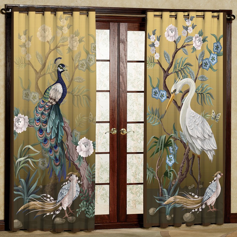 پرده مدل مخمل پانچی کد 2716aT2 سایز 200x140 سانتی متر