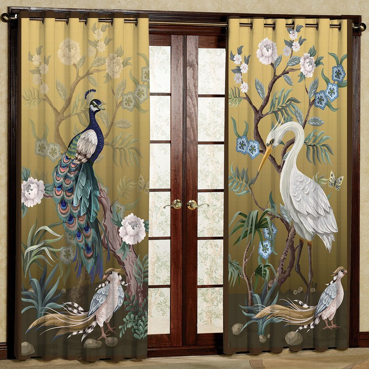 پرده مدل مخمل پانچی کد 2716aT2 سایز 200x140 سانتی متر