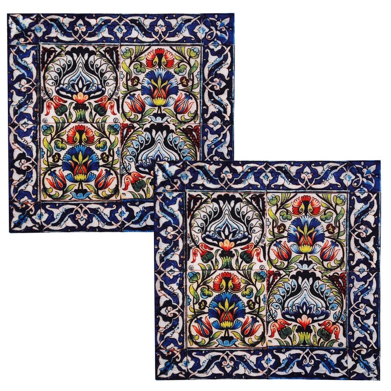 کاور کوسن مدل میخک بسته 2 عددی