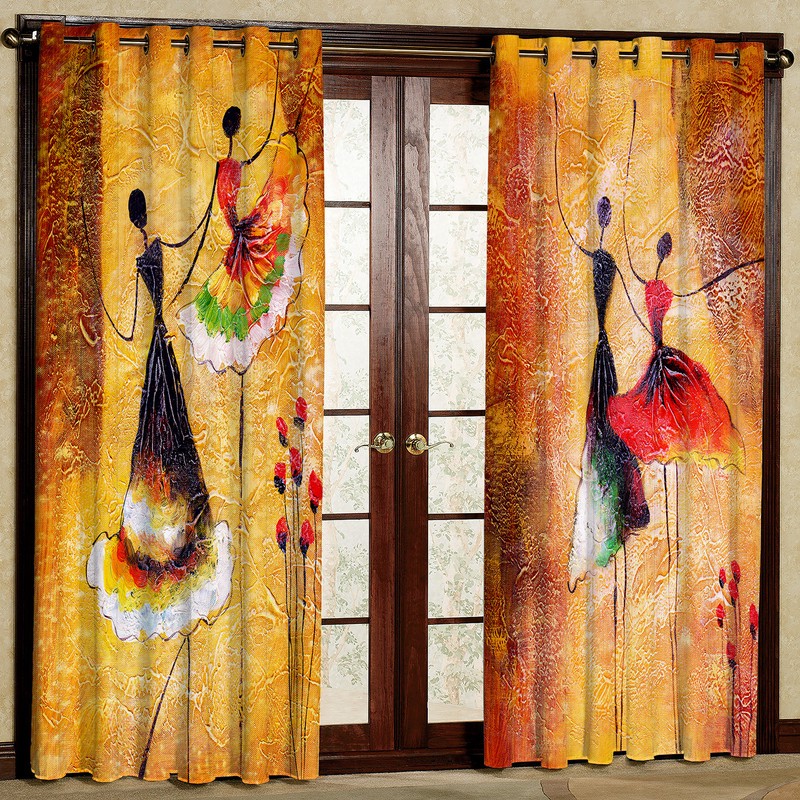 پرده مدل مخمل پانچی کد 1851T2 سایز 200x140 سانتی متر