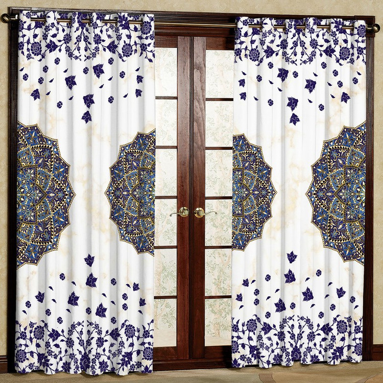 پرده مدل مخمل پانچی کد 4808T2 سایز 200x140 سانتی متر