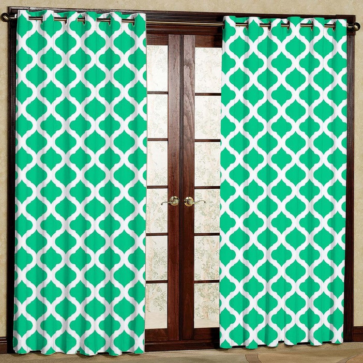 پرده بارمان دکور مدل هازان پانچی کد 1614 W سایز 140x280 سانتی متر