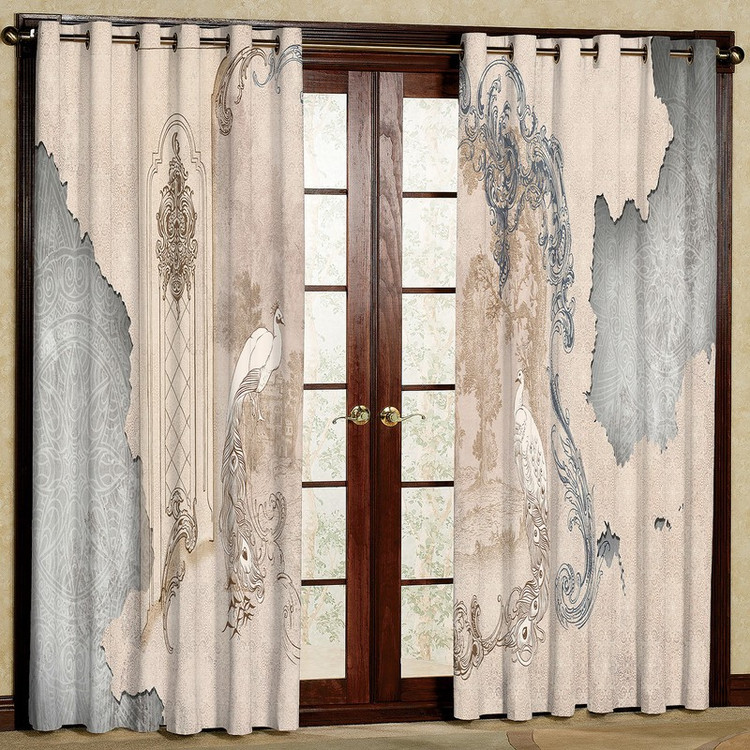 پرده مدل مخمل پانچی کد 2720 سایز 200x140 سانتی متر