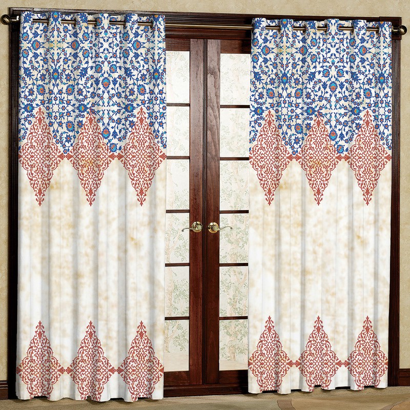 پرده مدل هازان پانچی کد 4650 سایز 140x200 سانتی متر