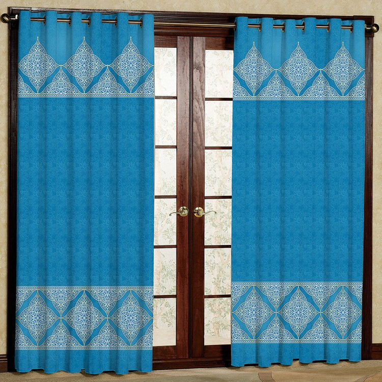 پرده مدل مخمل پانچی کد 1097 سایز 140x280 سانتی متر