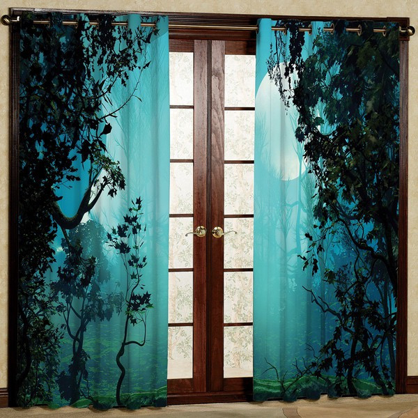 پرده مدل مخمل پانچی کد 6995 سایز 280x140 سانتی متر