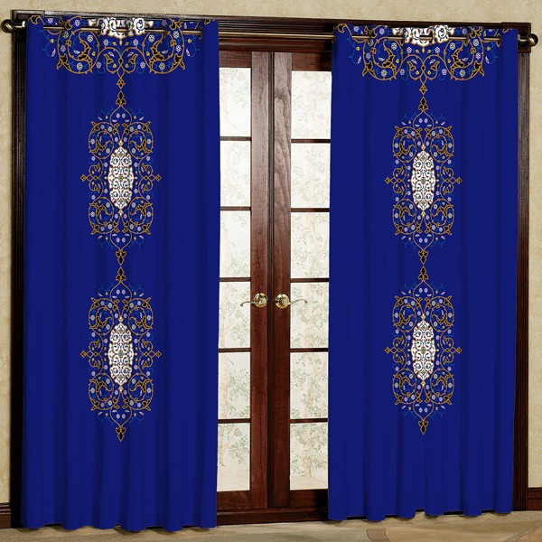 پرده مدل مخمل پانچی کد m 1005Kx سایز 140x280 سانتی متر